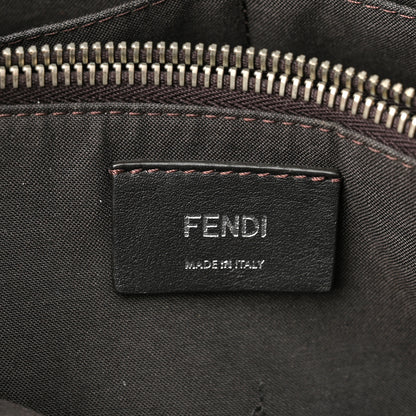 Fendi Vitello Dolce 4 Color Medium By The Way Boston Bag Carbone Grigio Polvere Multicolor 6 of 11