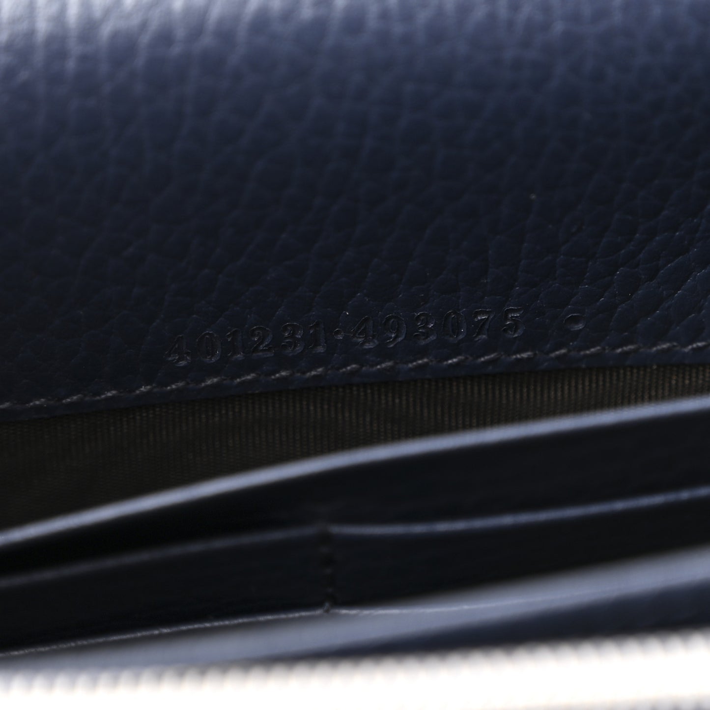 Dollar Calfskin Crystal Mini Dionysus Chain Wallet Blue Agata Black Diamond