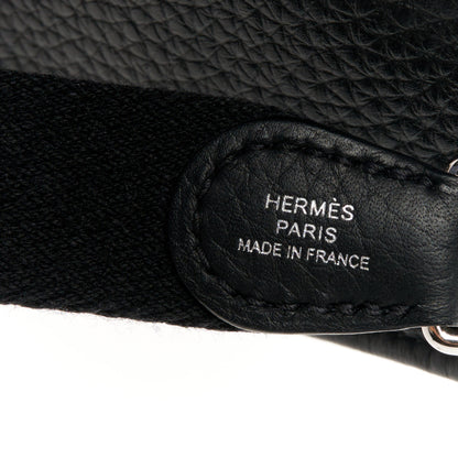 Hermes Taurillon Clemence Evelyne TPM Black 7 of 10