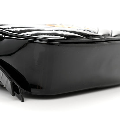 Saint Laurent Patent Matelasse Monogram Lou Belt Bag Black 9 of 12