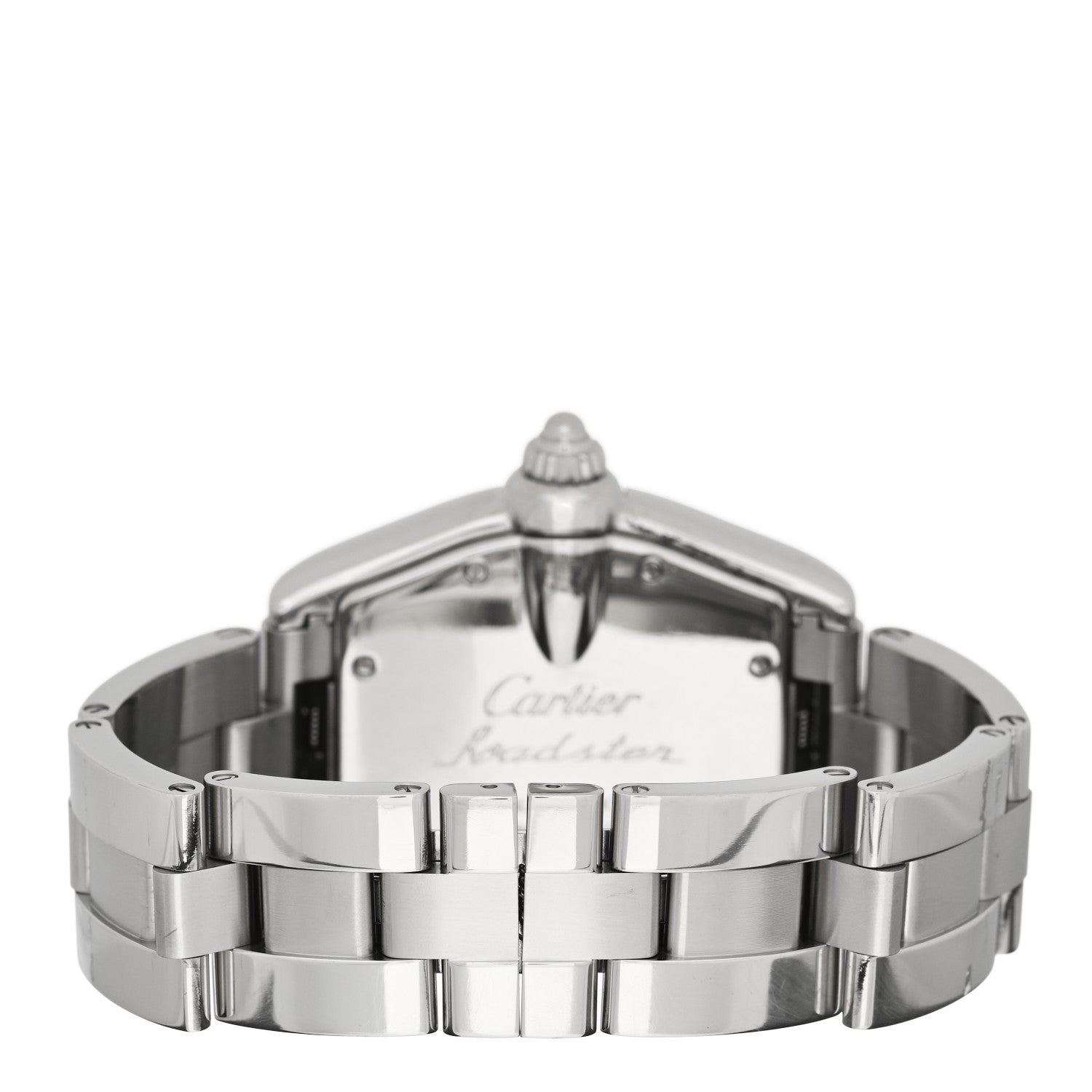 Cartier Stainless Steel 37mm Roadster Automatic Watch Black 3 of 5