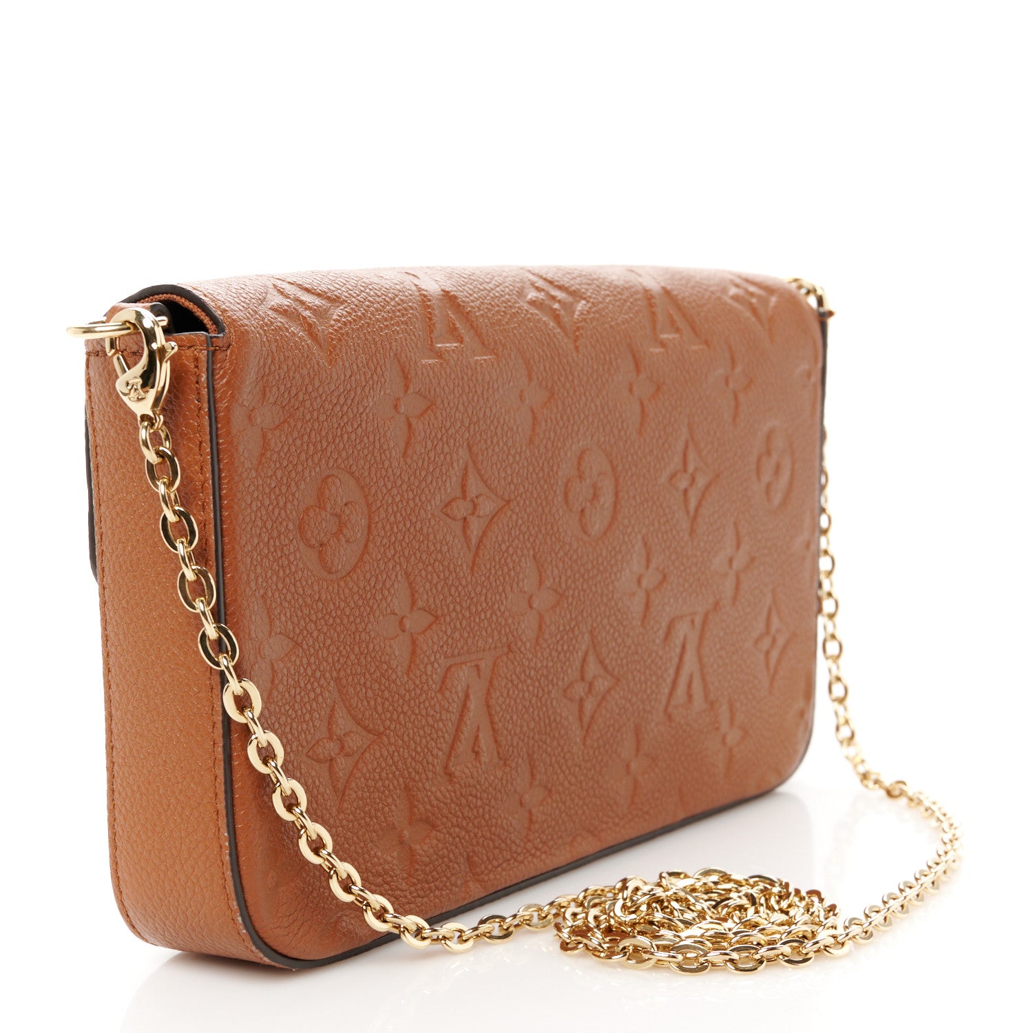 Louis Vuitton Empreinte Pochette Felicie Chain Wallet Cognac 4 of 12