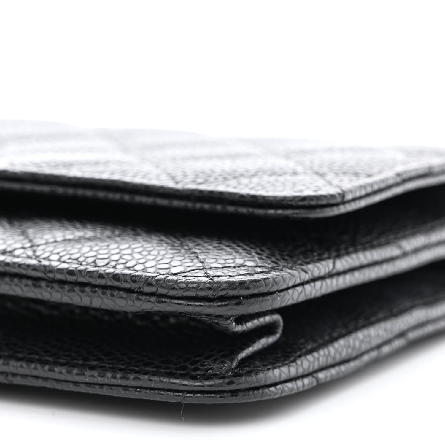 Chanel Caviar Quilted Wallet on Chain WOC Black 11 of 13