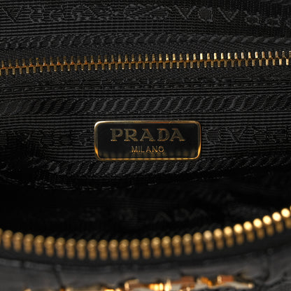 Prada Nappa Gaufre Shoulder Bag Black 6 of 10