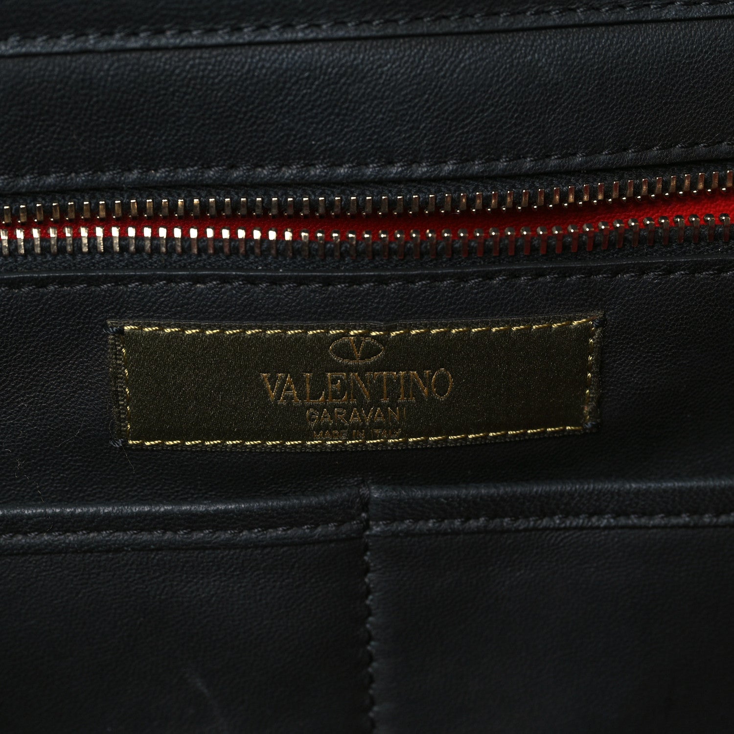 Valentino Garavani Nappa Canvas Camouflage Medium Rockstud Tote Red 6 of 9
