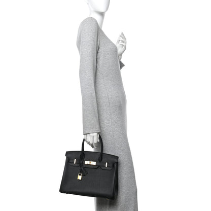 Hermes Togo Birkin 30 Black 2 of 11
