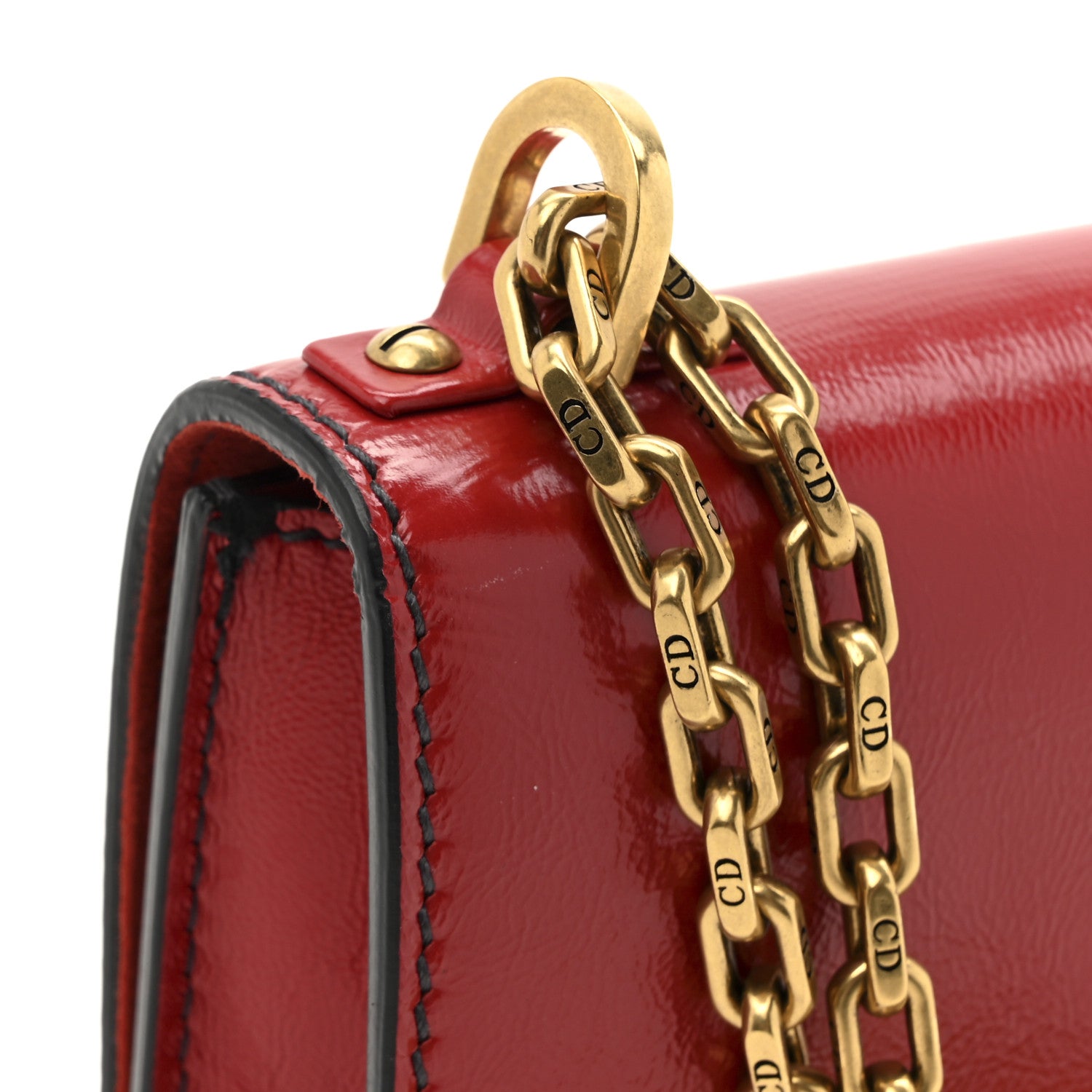 Christian Dior Calfskin J'Adior Chain Flap Bag Red 12 of 12