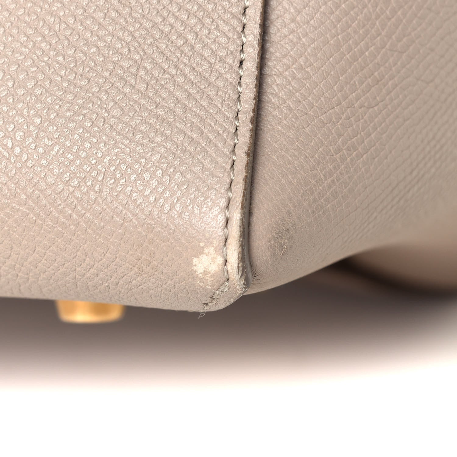 Celine Drummed Calfskin Small Belt Bag Light Taupe 9 of 9