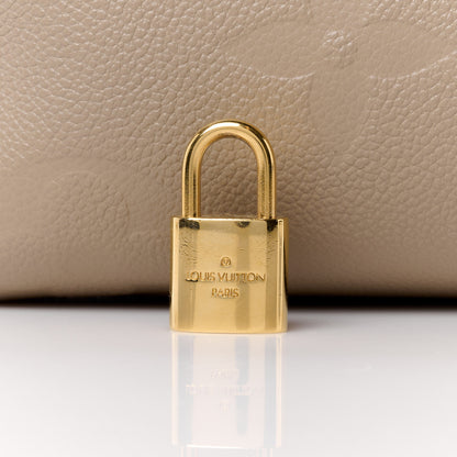 Louis Vuitton Empreinte Monogram Giant Speedy Bandouliere 25 Tourterelle 8 of 14