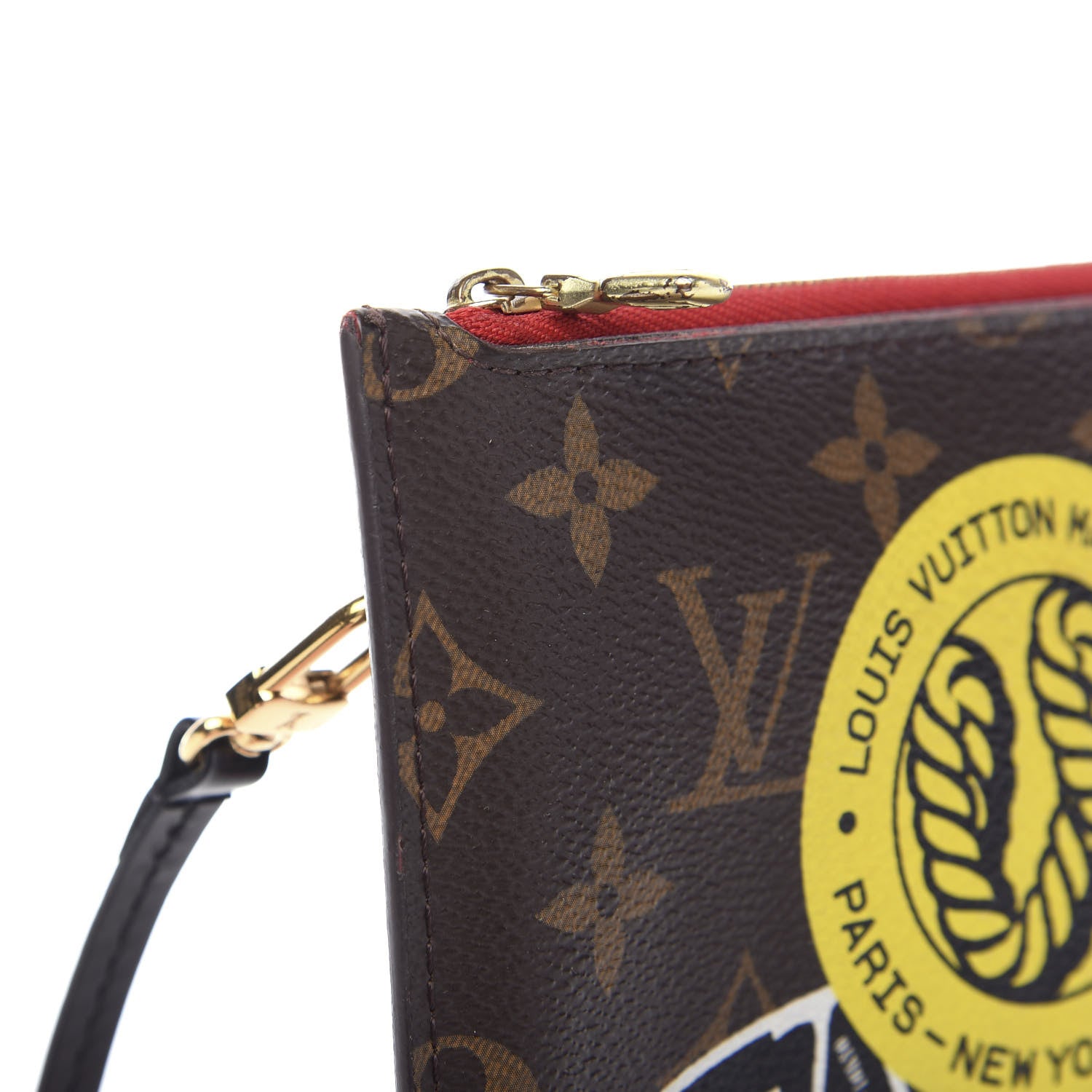 Louis Vuitton Monogram World Tour Neverfull MM GM Pochette 8 of 11
