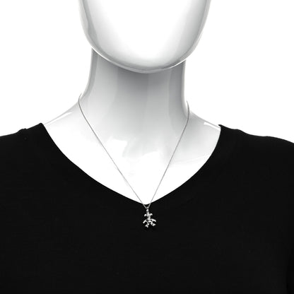 Tiffany Sterling Silver Teddy Bear Charm Pendant Necklace 2 of 5