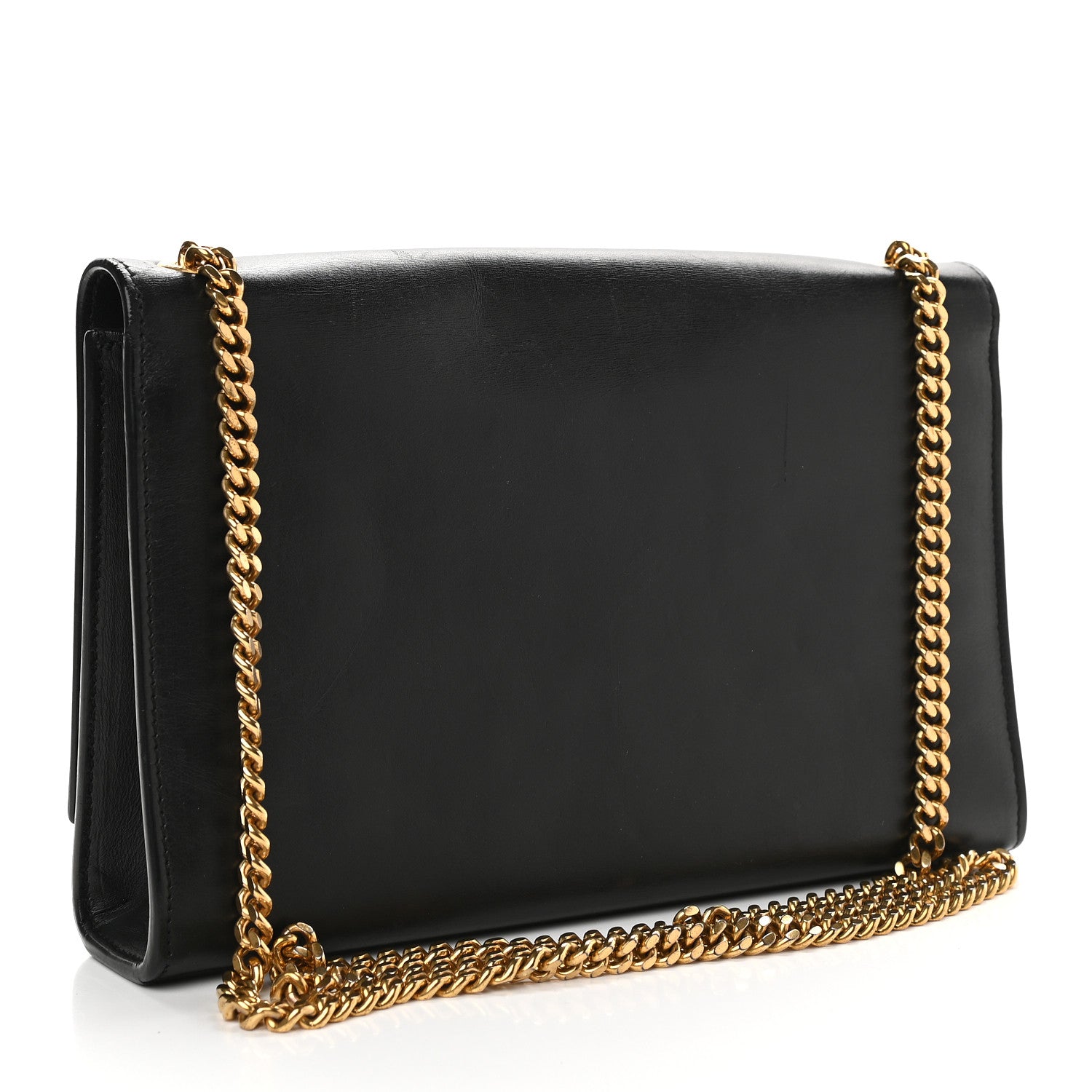 Saint Laurent Smooth Calfskin Medium Classic Monogram Kate Tassel Satchel Black 3 of 12