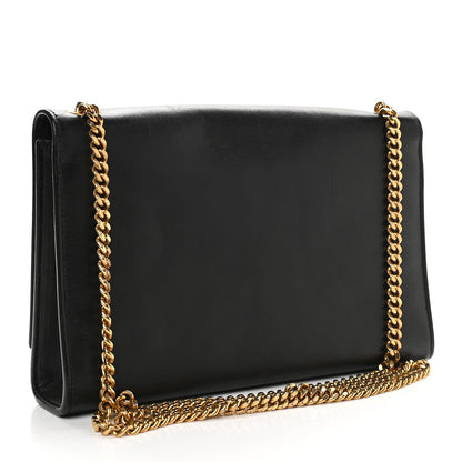 Saint Laurent Smooth Calfskin Medium Classic Monogram Kate Tassel Satchel Black 3 of 12