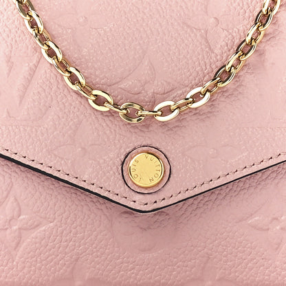 Louis Vuitton Empreinte Pochette Felicie Chain Wallet Rose Poudre 13 of 16