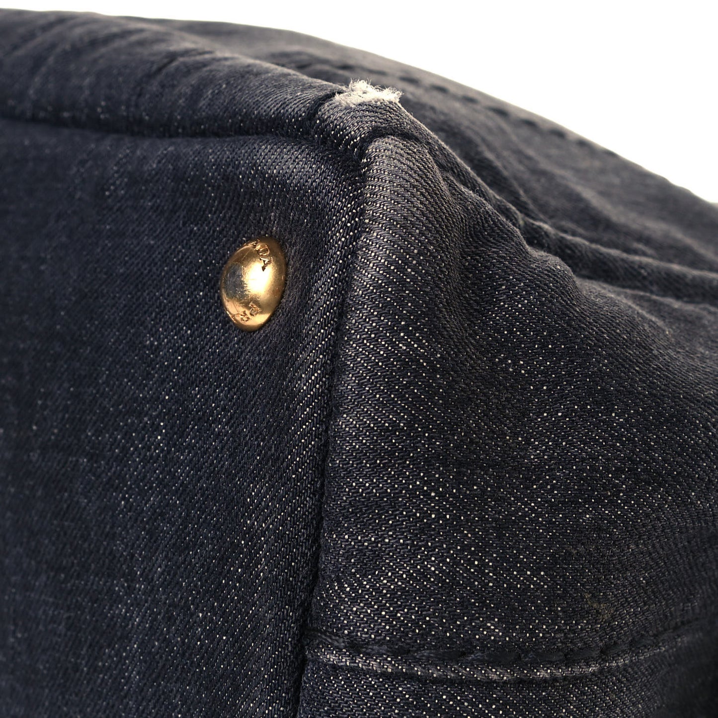 Denim Small Logo Tote Black