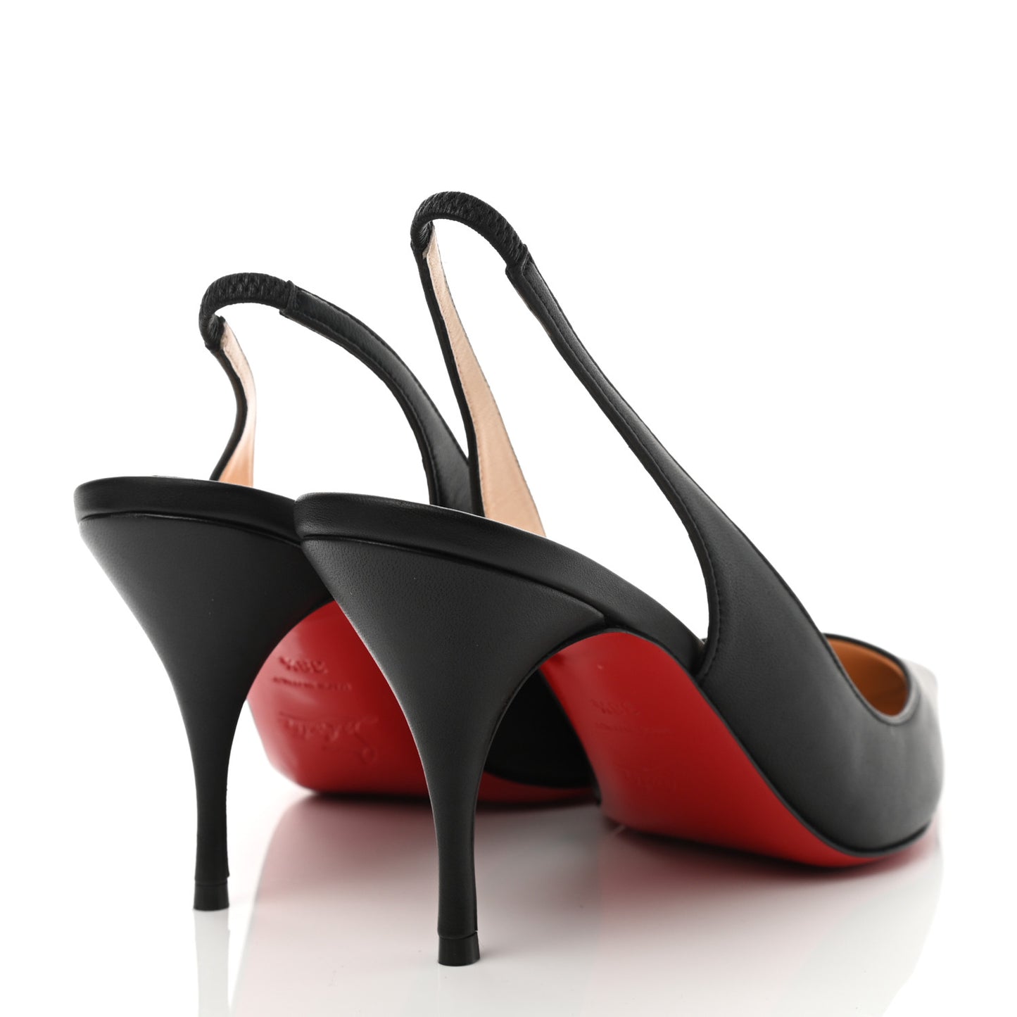 Nappa Clare Sling 80 Pumps 38.5 Black