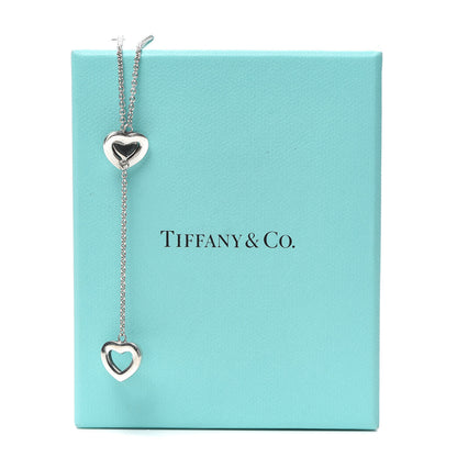 Tiffany Sterling Silver Heart Lariat Necklace 6 of 6