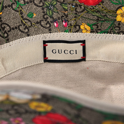Gucci GG Supreme Monogram Flora Bucket Hat 58 White 7 of 8