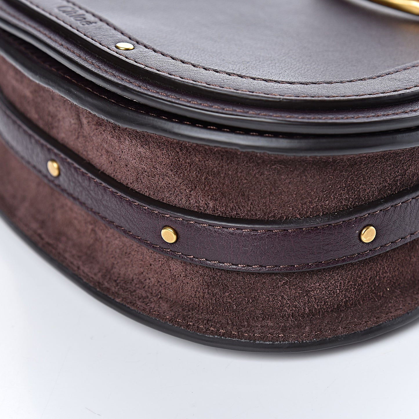 Calfskin Small Nile Bracelet Bag Intense Violine