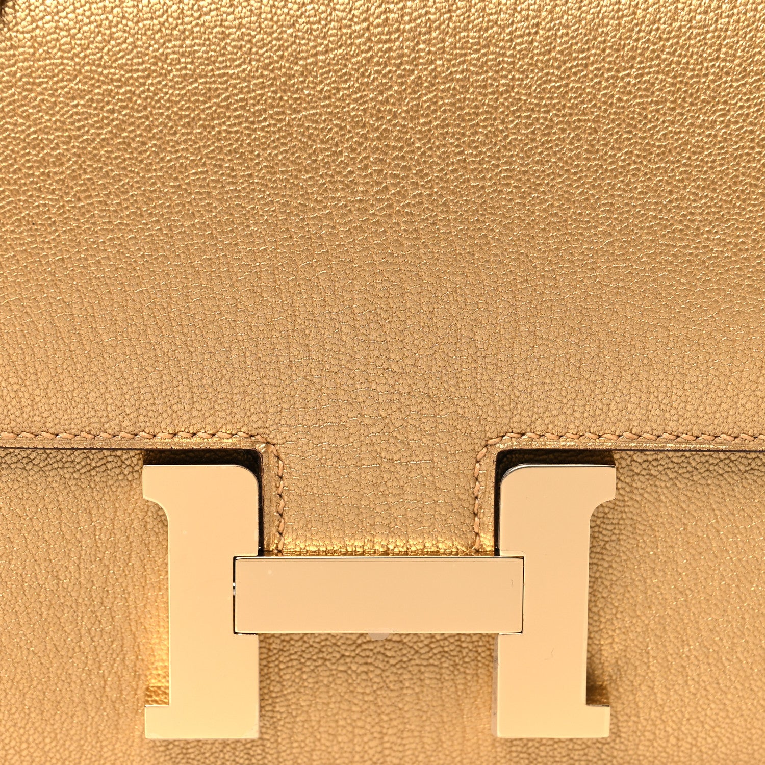 Hermes Metallic Chevre Chamkilight Constance 18 Doré 9 of 12