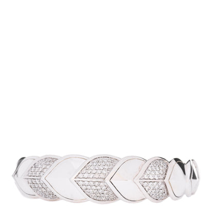 John Hardy Sterling Silver Diamond Legends Naga Cuff Bracelet 1 of 4