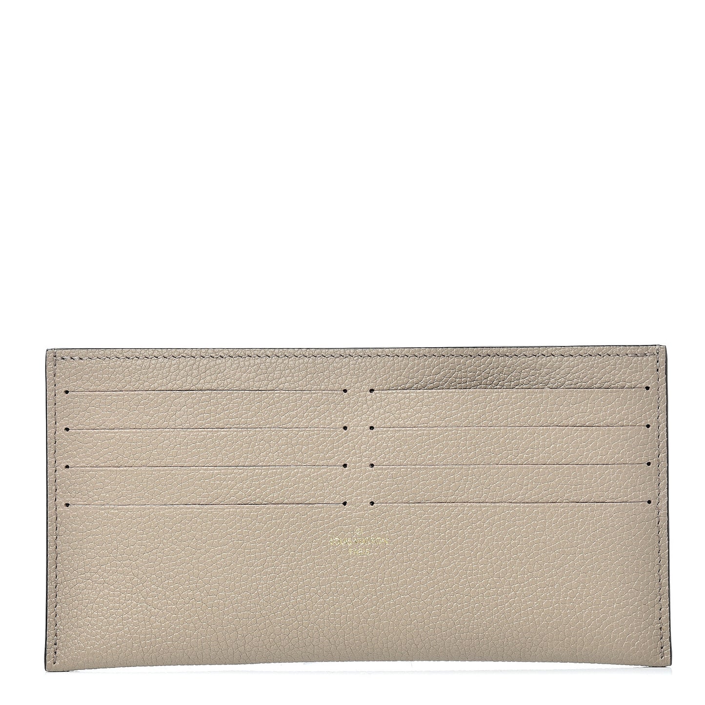 Calfskin Felicie Chain Wallet Card Holder Insert Tourterelle
