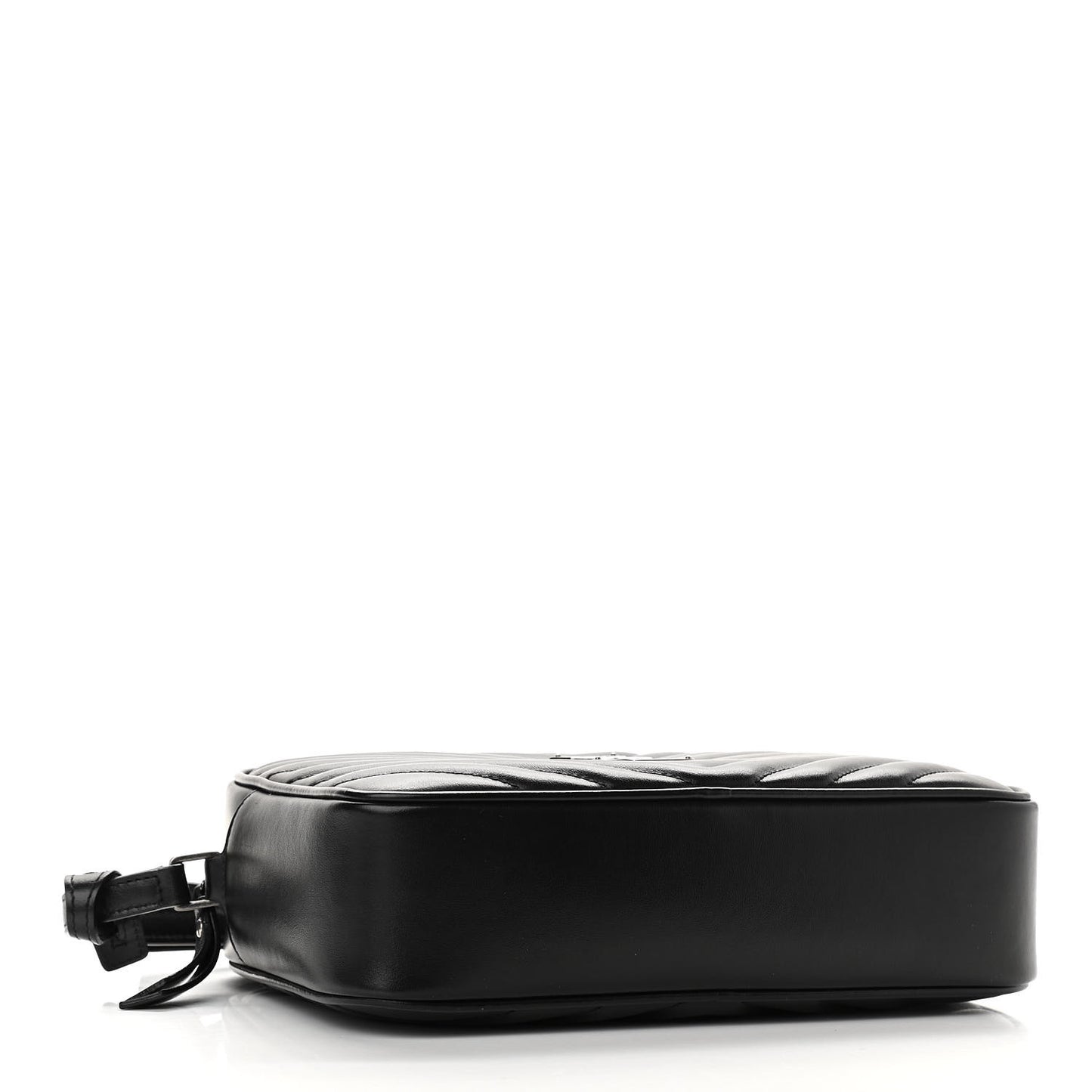 Calfskin Matelasse Monogram Lou Camera Bag Black