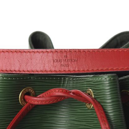 Louis Vuitton Epi Bi-Color Petit Noe Borneo Castillan Red 8 of 9