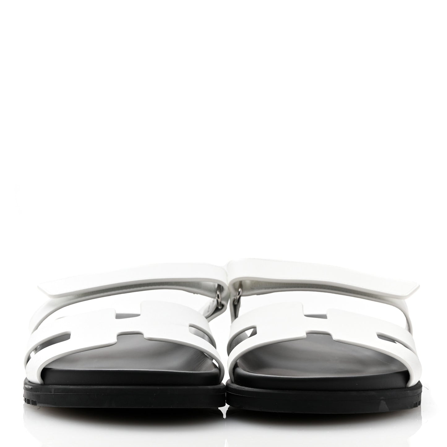 Calfskin Womens Chypre Sandals 40 White