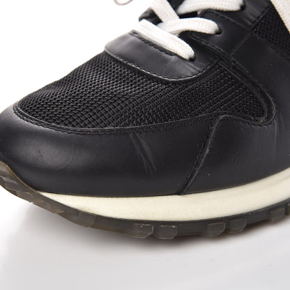 Louis Vuitton Calfskin Run Away Sneakers 37.5 Black 9 of 11