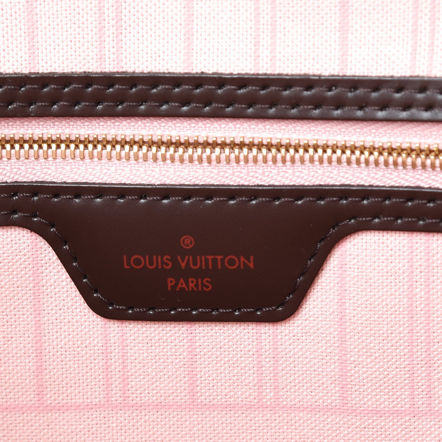 Damier Ebene Neo Neverfull MM Rose Ballerine