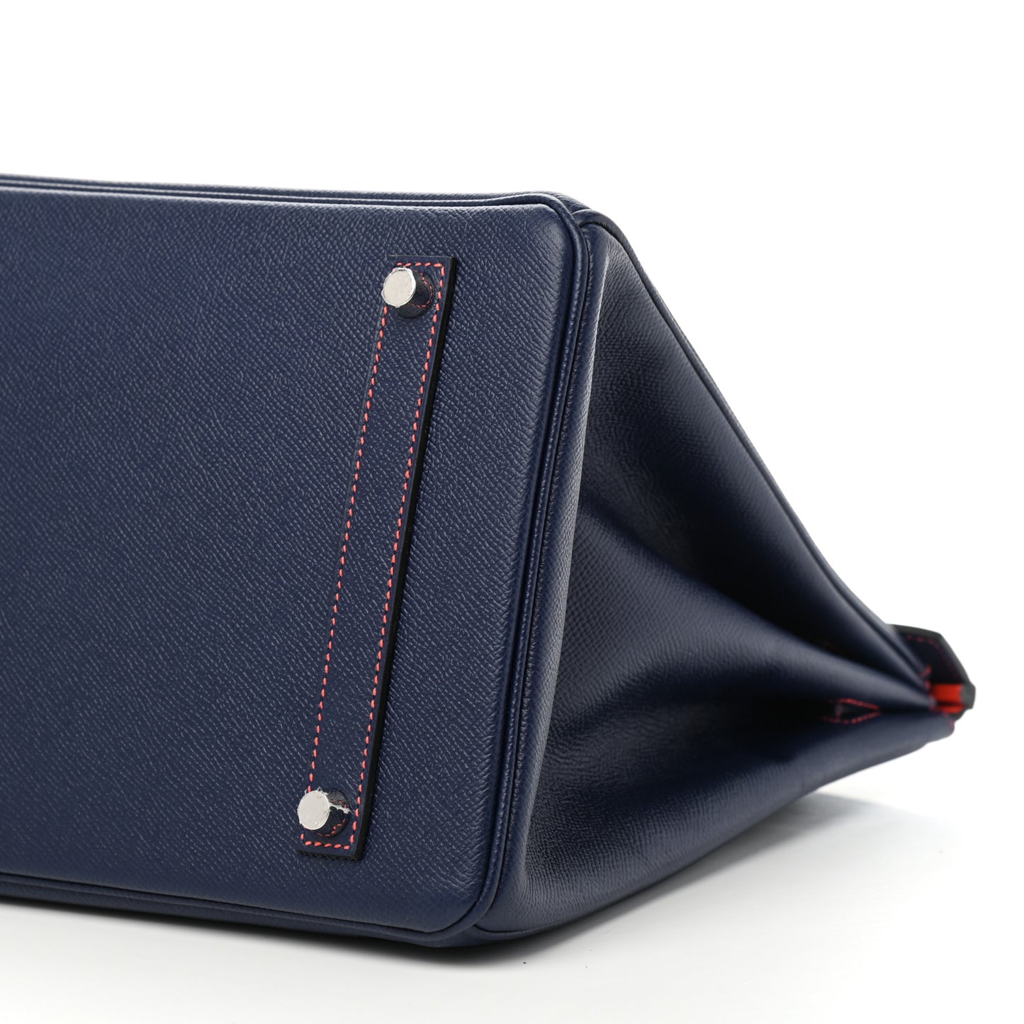Epsom Horseshoe Birkin 35 Bleu Saphir Capucine