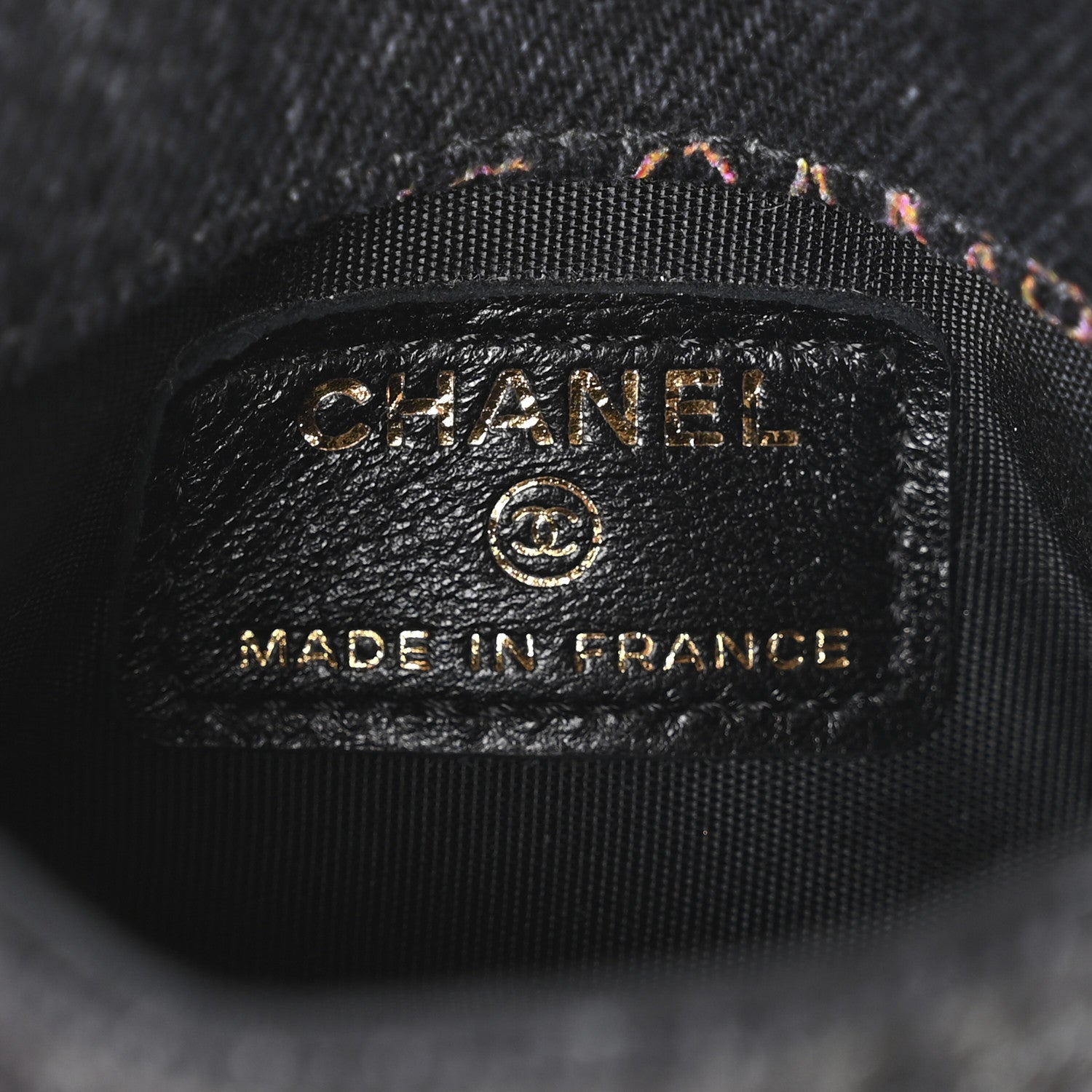Chanel Denim Quilted Denim Mood Belt Bag Black Multicolor 6 of 11