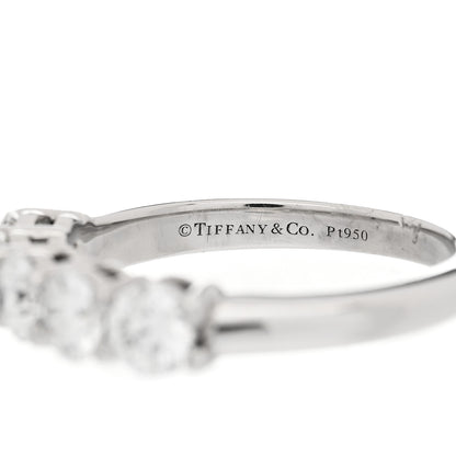 Tiffany Platinum Diamond 1.15ctw Wedding Band Ring 53 6.25 4 of 6