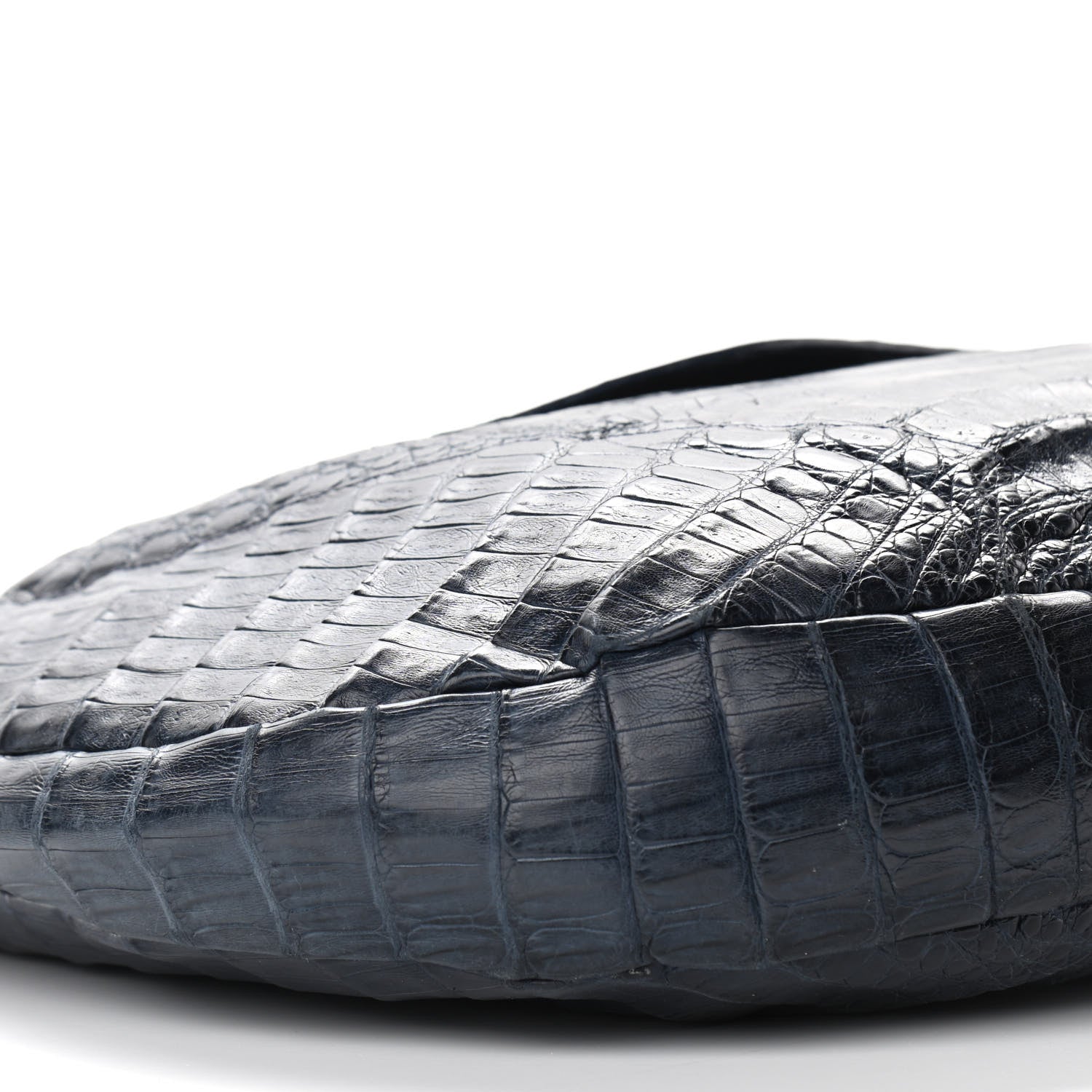 Nancy Gonzalez Crocodile Hobo Navy 9 of 12