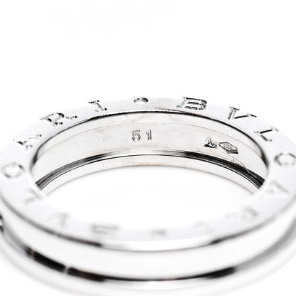 Bulgari 18K White Gold B.Zero1 One-Band Ring 51 5.75 6 of 6