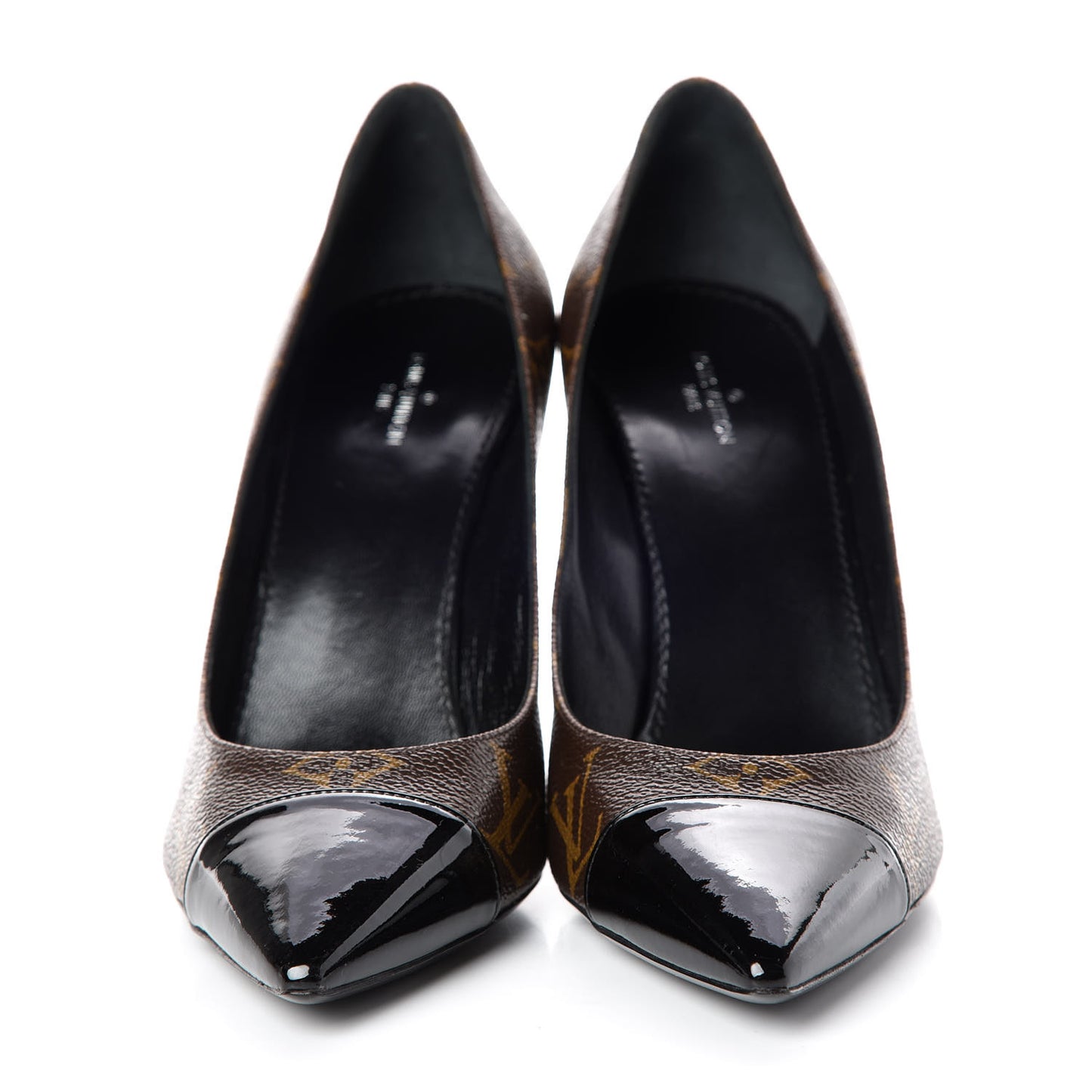 Patent Monogram Fetish Pumps 38.5