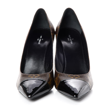 Louis Vuitton Patent Monogram Fetish Pumps 38.5 2 of 8