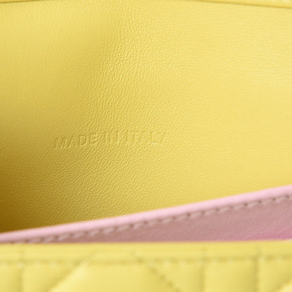 Christian Dior Lambskin Cannage Miss Dior Promenade Pouch Citron 7 of 7