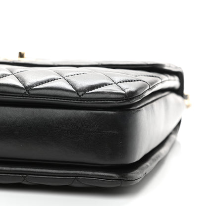 Chanel Lambskin Quilted Large Trendy CC Dual Handle Flap Bag Black 6 of 11