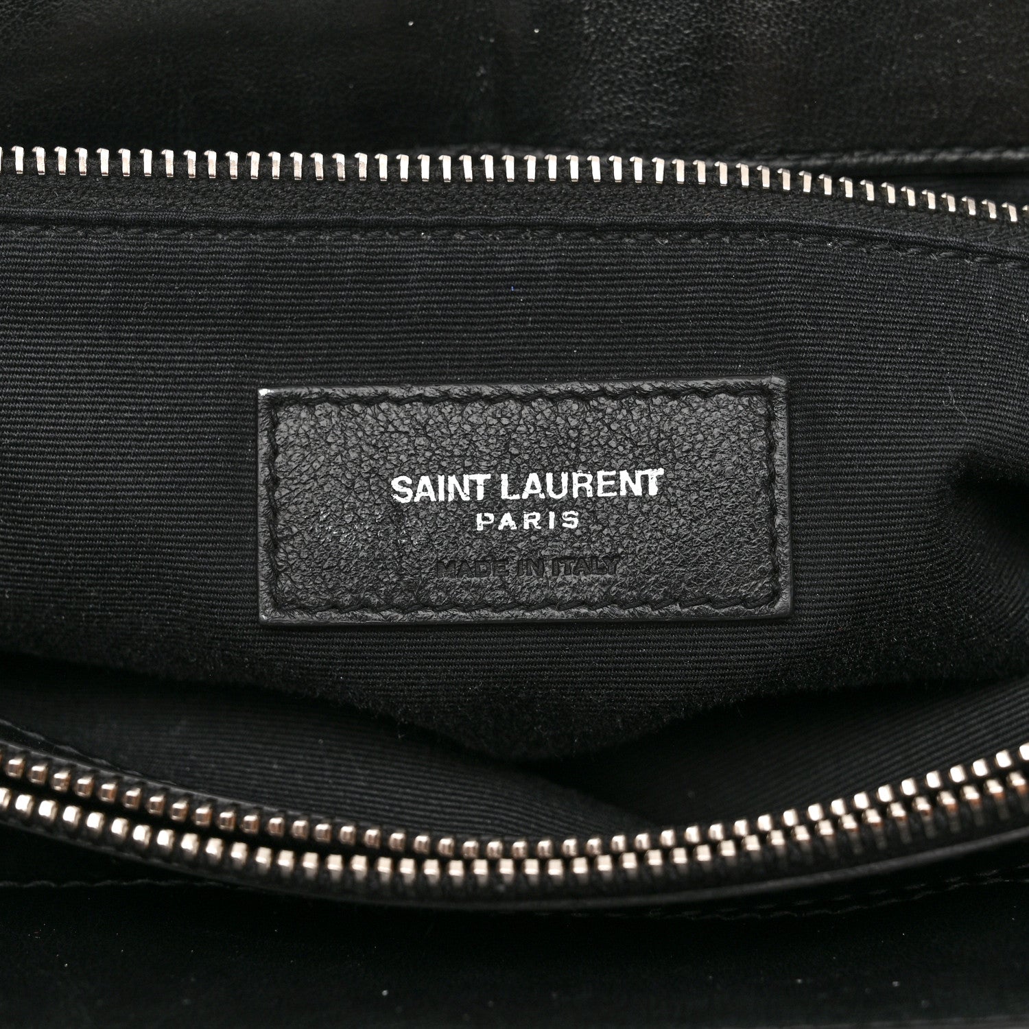 Saint Laurent Calfskin Y Quilted Monogram Large Loulou Chain Satchel Black 9 of 11
