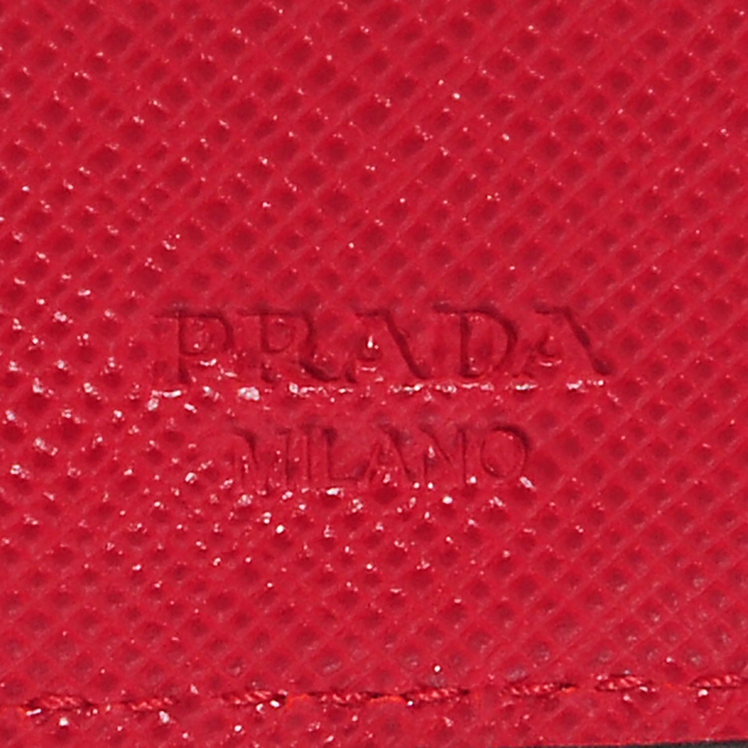 Prada Saffiano Notepad Cover Case Nero Black 6 of 6