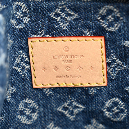 Louis Vuitton Monogram Denim Papillon Denim Blue 7 of 12