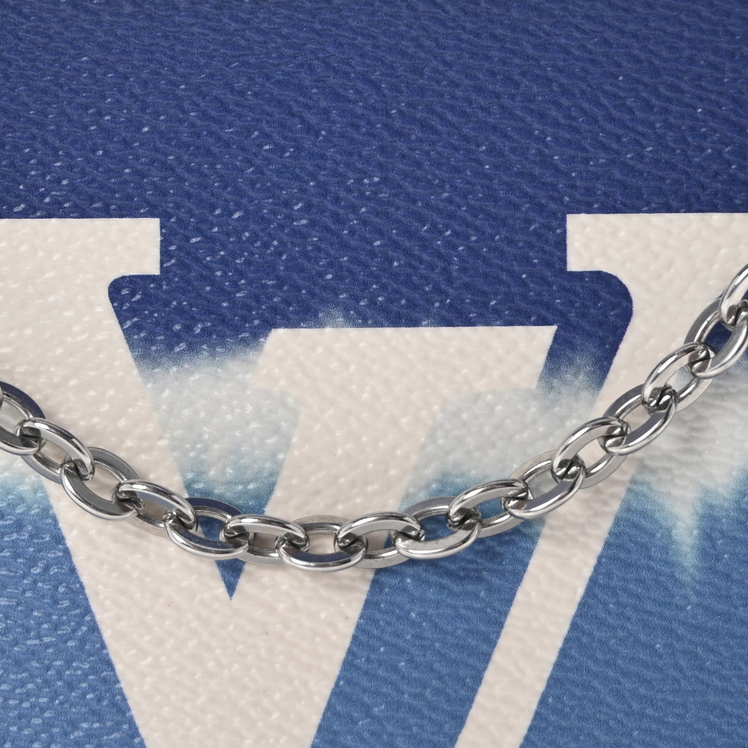 Louis Vuitton Monogram Giant Escale Double Zip Pochette Blue 7 of 9