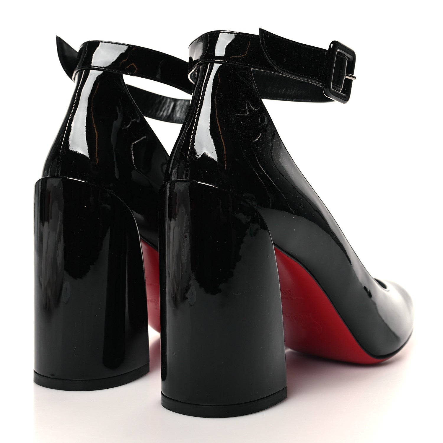 Christian Louboutin Patent Calfskin So Sab 85 Pumps 39.5 Black 4 of 8