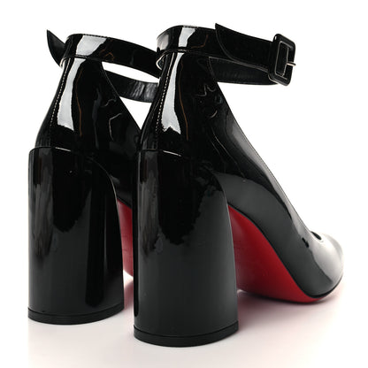 Christian Louboutin Patent Calfskin So Sab 85 Pumps 39.5 Black 4 of 8