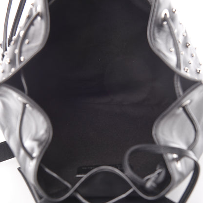 Alexander McQueen Calfskin Studded Padlock Backpack Black 6 of 12