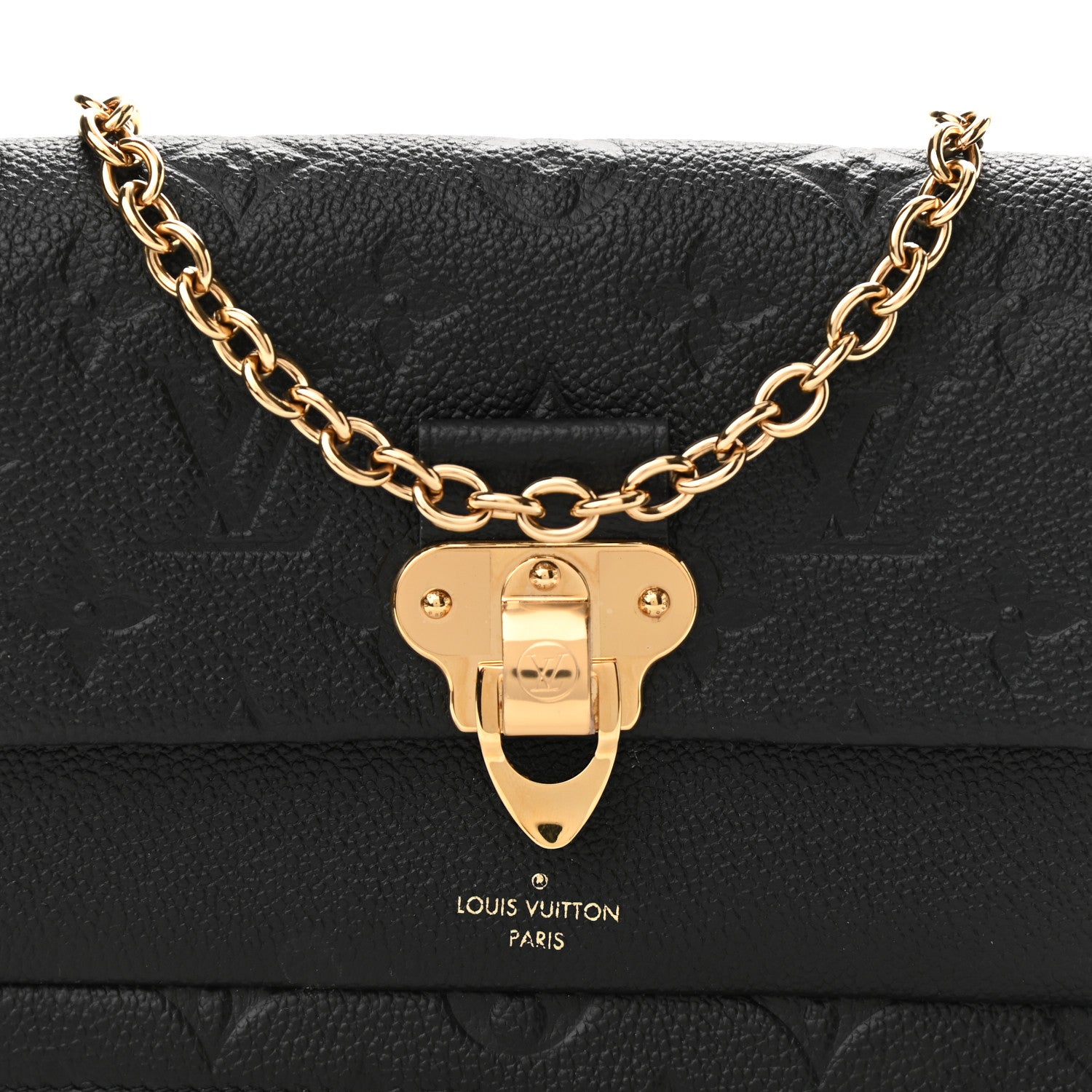 Louis Vuitton Empreinte Vavin Chain Wallet Black 8 of 11