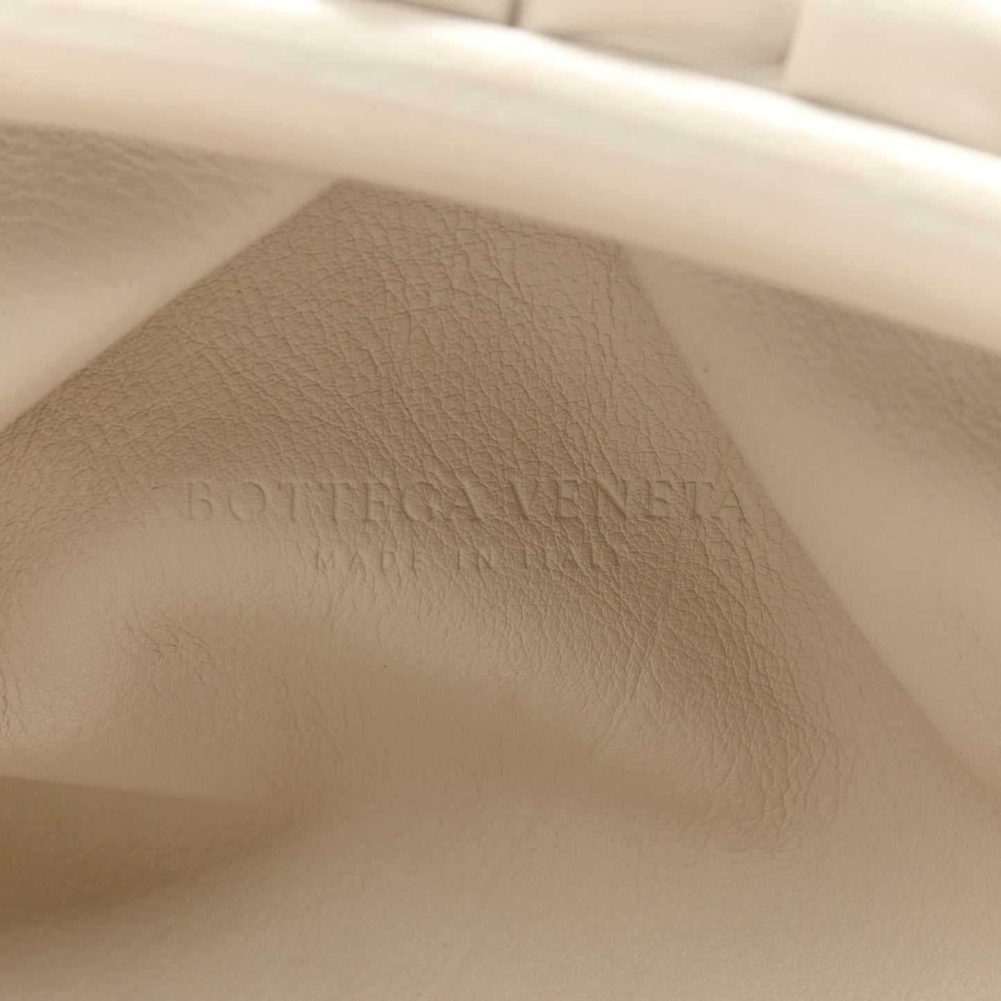 Smooth Butter Calf The Pouch Oversized Clutch Plaster