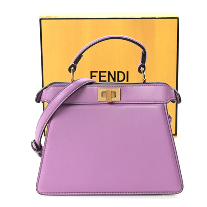 Fendi Shiny Nappa Petite Peekaboo I SEE U Satchel Gapanto Agapanto 10 of 10